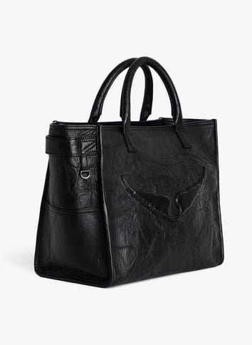 Sac cabas en cuir ZADIG&VOLTAIRE Noir